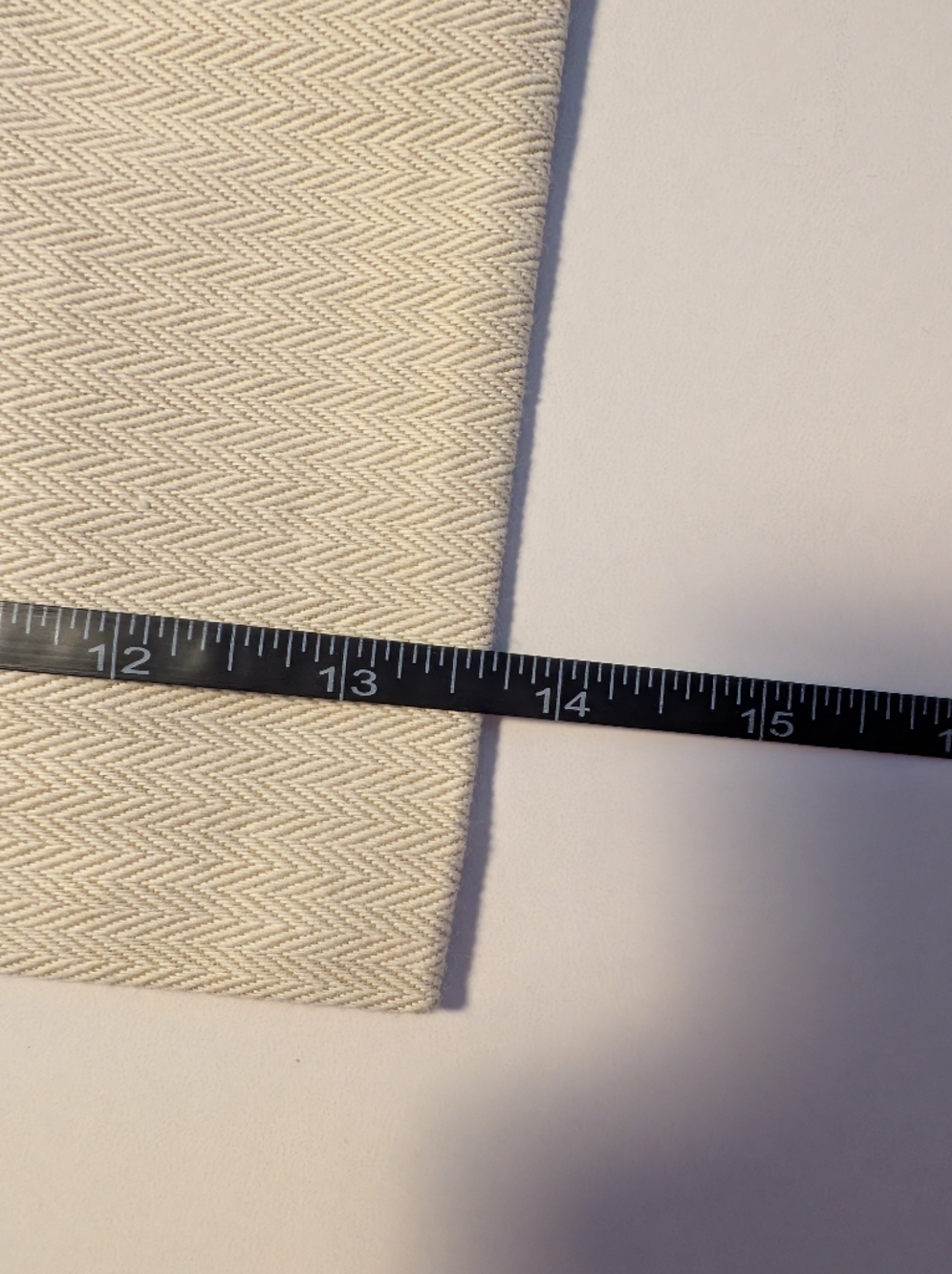 Authentic Hermès Herringbone Canvas Dust Bag | Drawstring Luxury Bag Sleeper - Picture 2 of 4